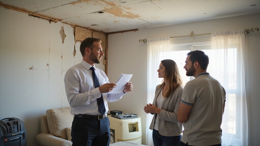 disclose water damage fully