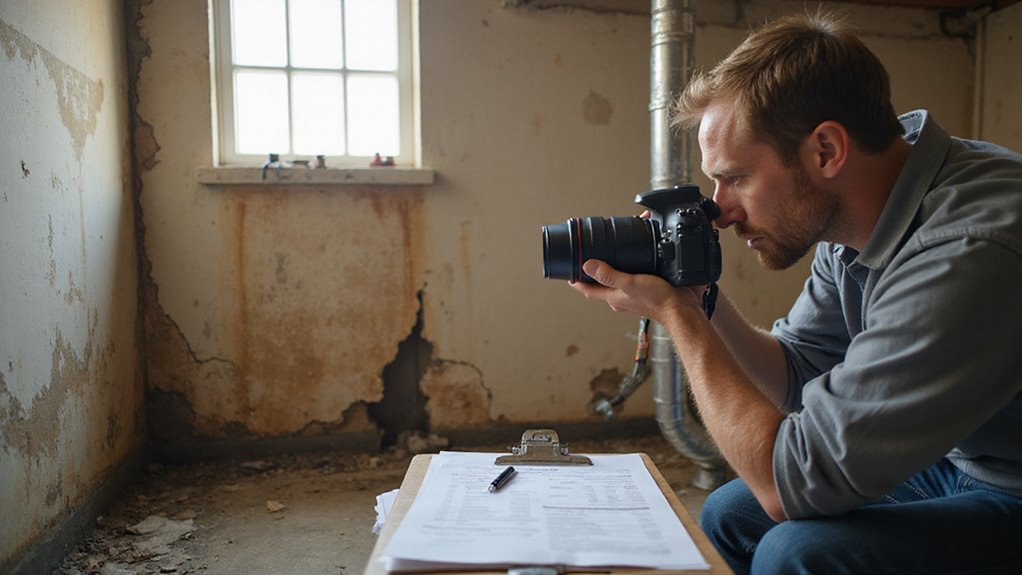 document water damage thoroughly