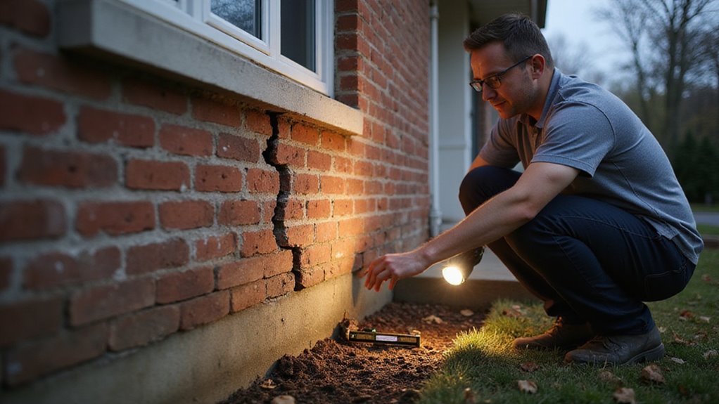 inspect for foundation problems